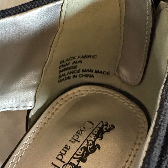 Black Women's Shoes by Coach and Four size 6.5 peep toes - Picture 6 of 11